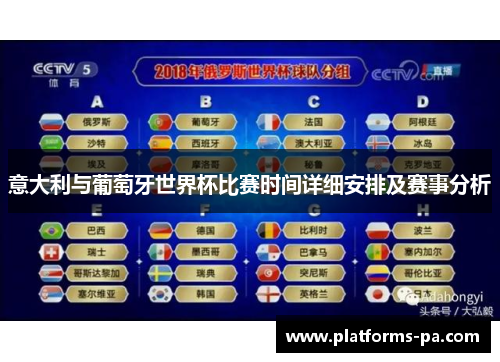 意大利与葡萄牙世界杯比赛时间详细安排及赛事分析